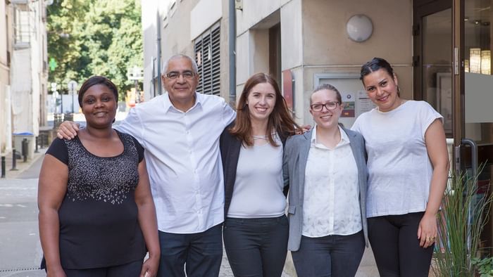 Team members at Hotel Novella