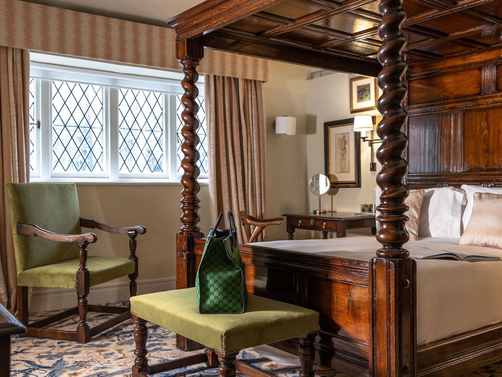 Interior of Heritage Four Poster Room at The Relais Henley