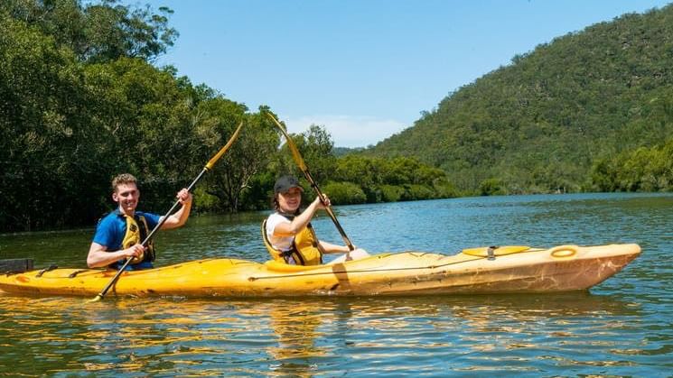 Kayaking in Glenworth Valley Wilderness Adventures near Pullman Magenta Shores