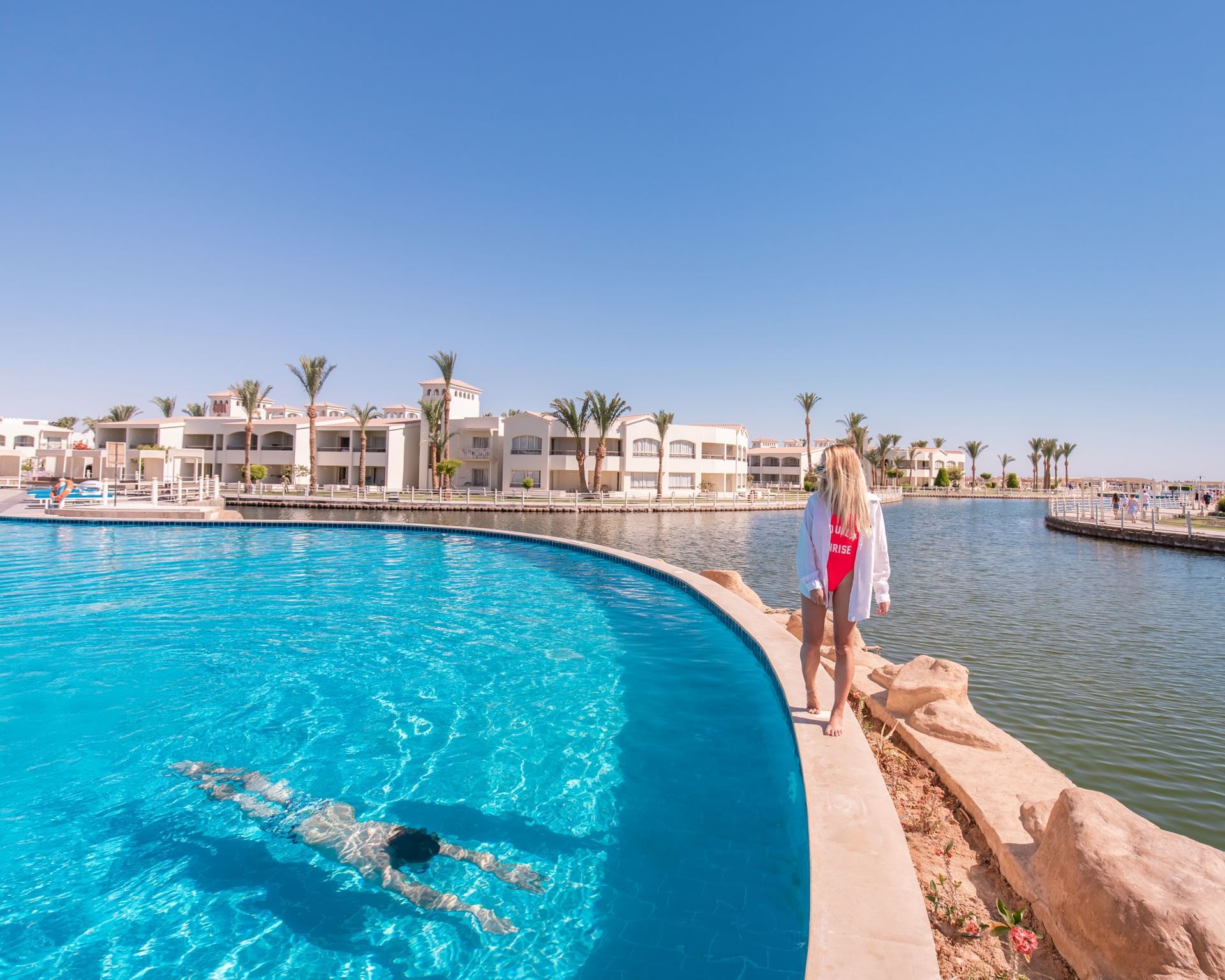 Pool at Pickalbatros Dana Beach Resort in Hurghada