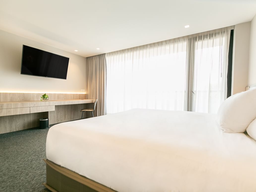 Habitación Deluxe Single con terraza en Elements by Marquis en Ciudad de México.