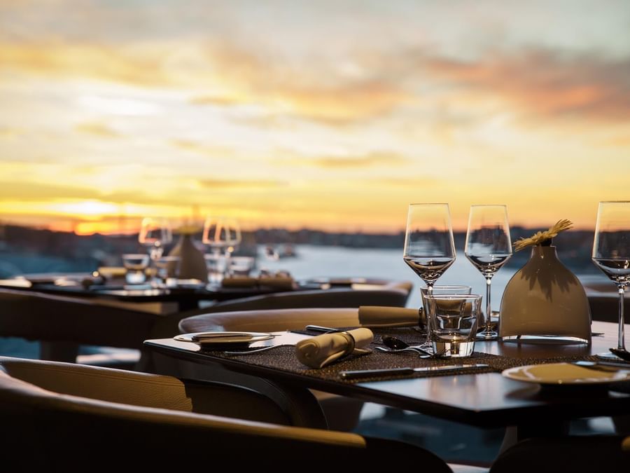 Dine to one of Gothenburg's best views