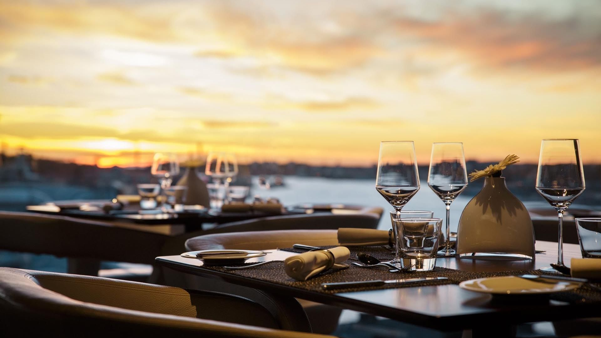 Dine to one of Gothenburg's best views
