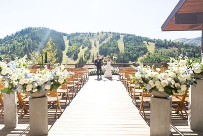Wedding at Stein Eriksen Lodge