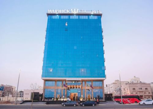 Front exterior view of Warwick Hotel Jeddah
