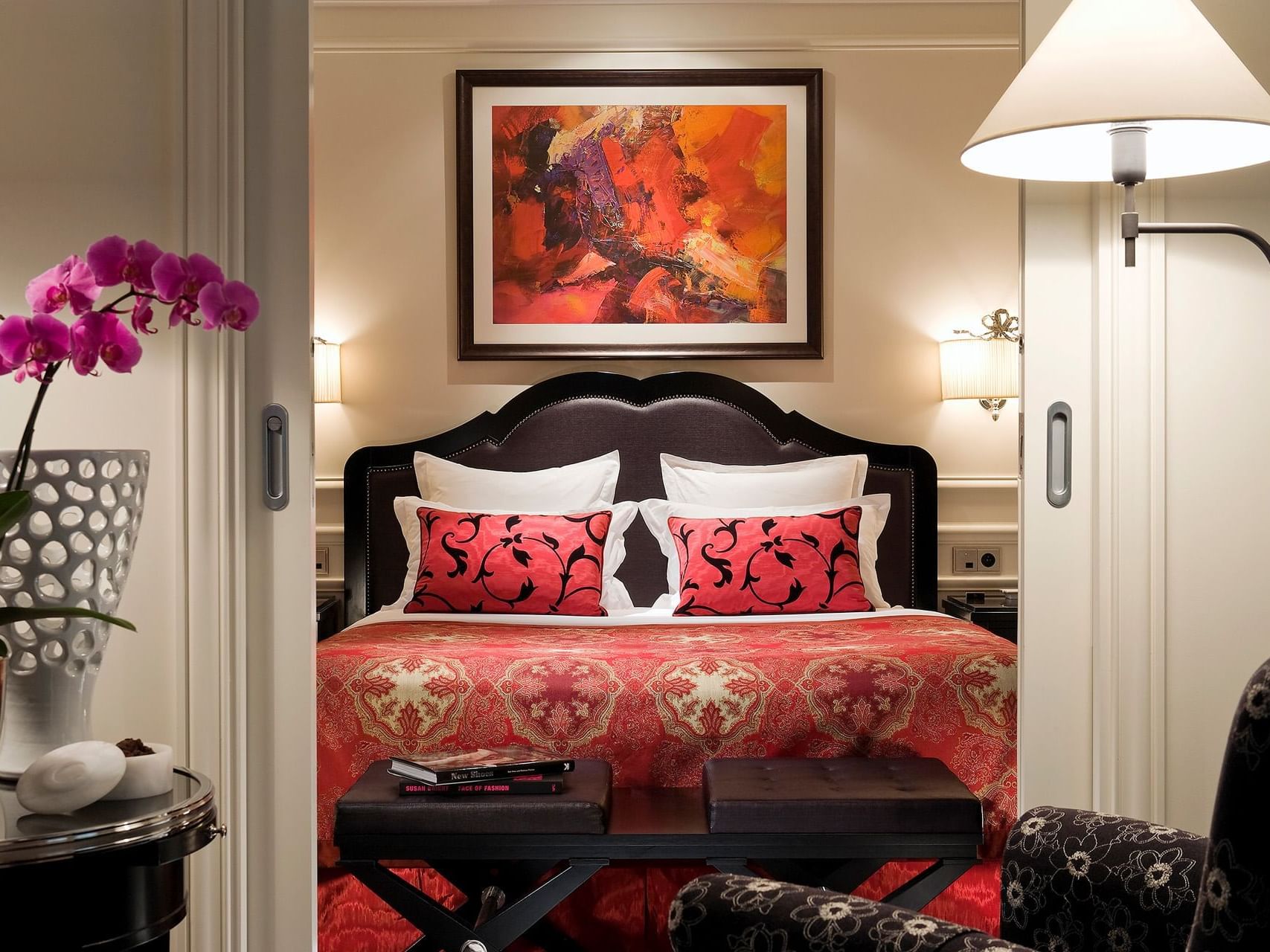 Traditional suite at Hotel Keppler Paris.