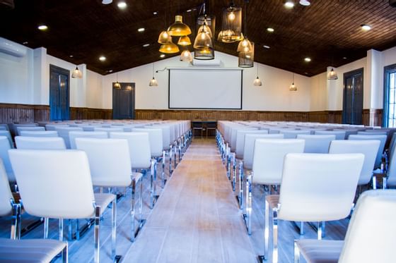 Mass seating area in the Event Room at Noi Blend Colchagua 