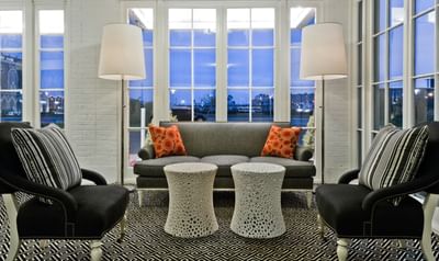 Atlantic Ocean Lobby Views at Berkeley Hotel Asbury Park New Jersey