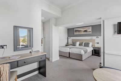 Superior Twin Room at The Grand Atlantic Hotel in Weston-super-Mare