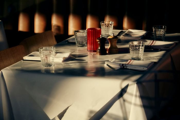 Cutleries on a table at Teatro Restaurant near The Kinson