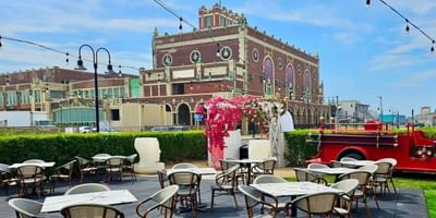 Outdoor Dining at Berkeley Backyard Asbury Park NJ
