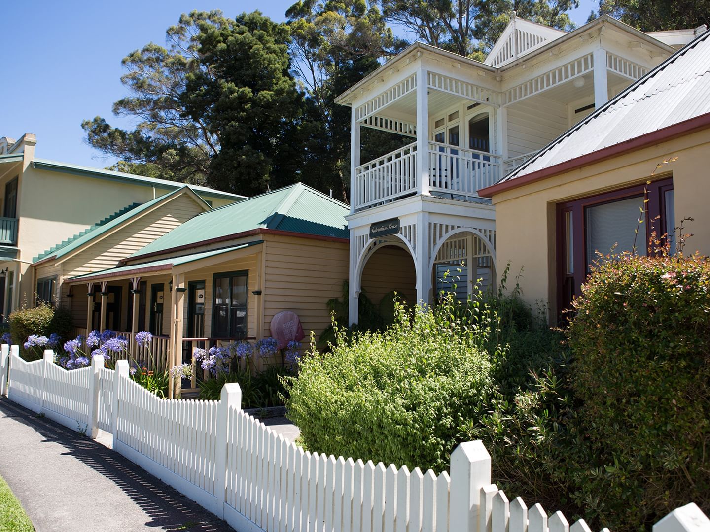 Exterior view of Village Waterfront Cottage at Strahan Village