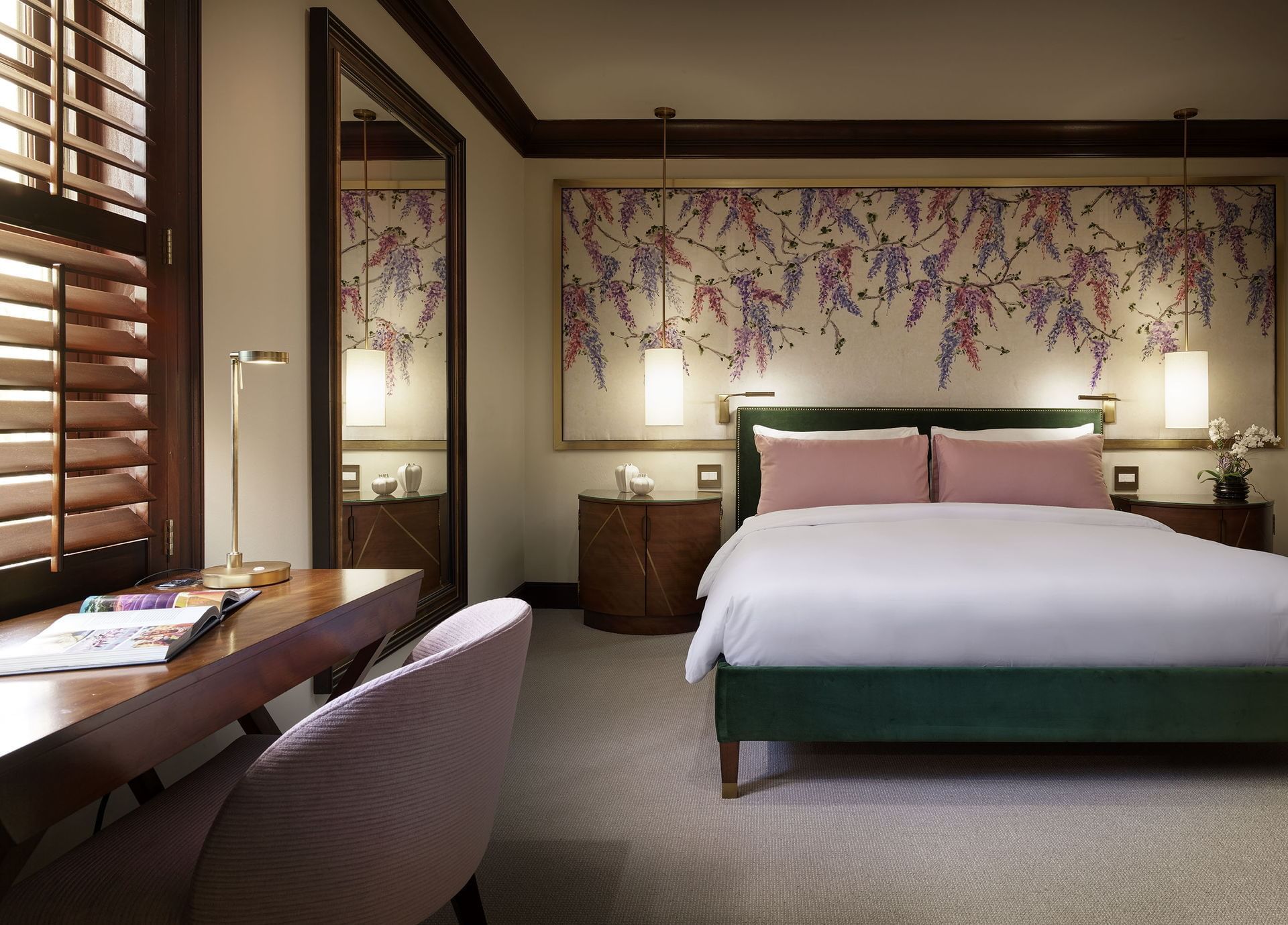 King bed in ADA Compliant Rooms at Brazilian Court