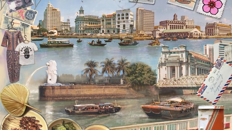 A visual mood board for ‘Postcard Stories’