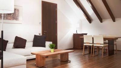 Sofa with desk in King Executive Suite at Ana Hotels Sport