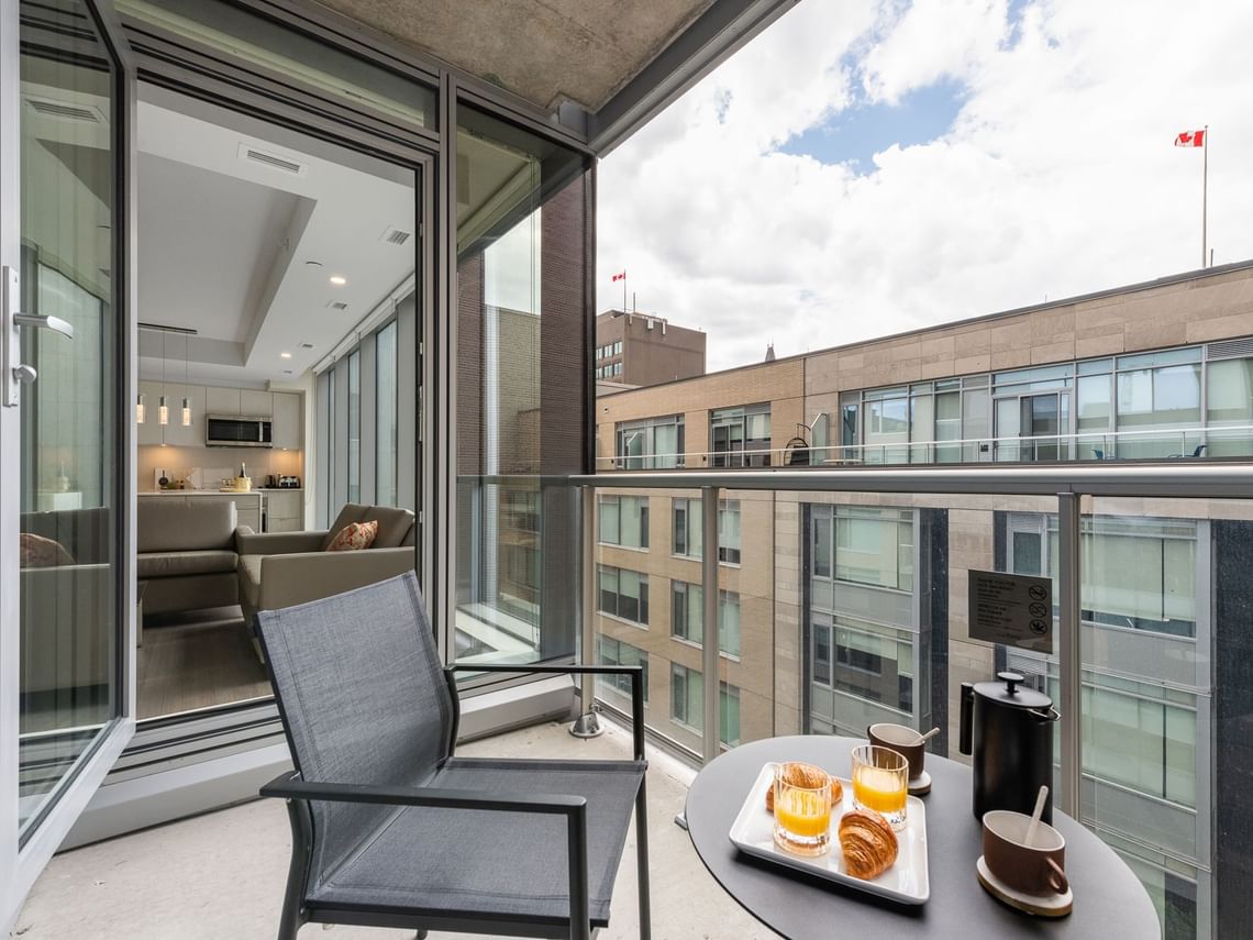 Signature Large Two-Bedroom with Balcony | reStays Ottawa