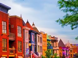 Buildings in Adams Morgan near Kellogg Conference Hotel