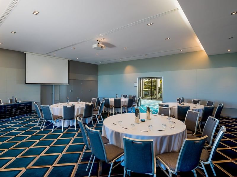 Round tables arranged Conference Event Meeting room at Pullman Magenta Shores