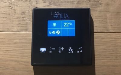 Controlador de temperatura en Live Aqua Beach Resort