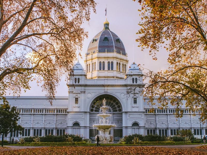 Royal Exhbition Building in Autumn, Carlton Gardens
