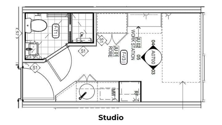 UniLodge Toowong - Studio