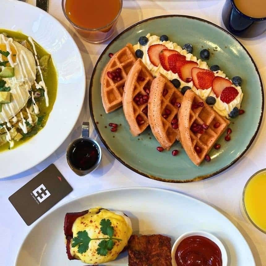 delicious brunch and breakfast options at the empire hotel