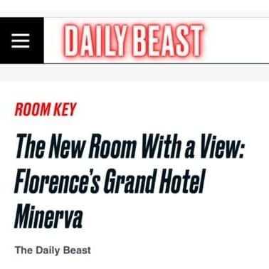 News headline  at Grand Hotel Minerva