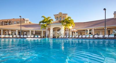 Pool and club house