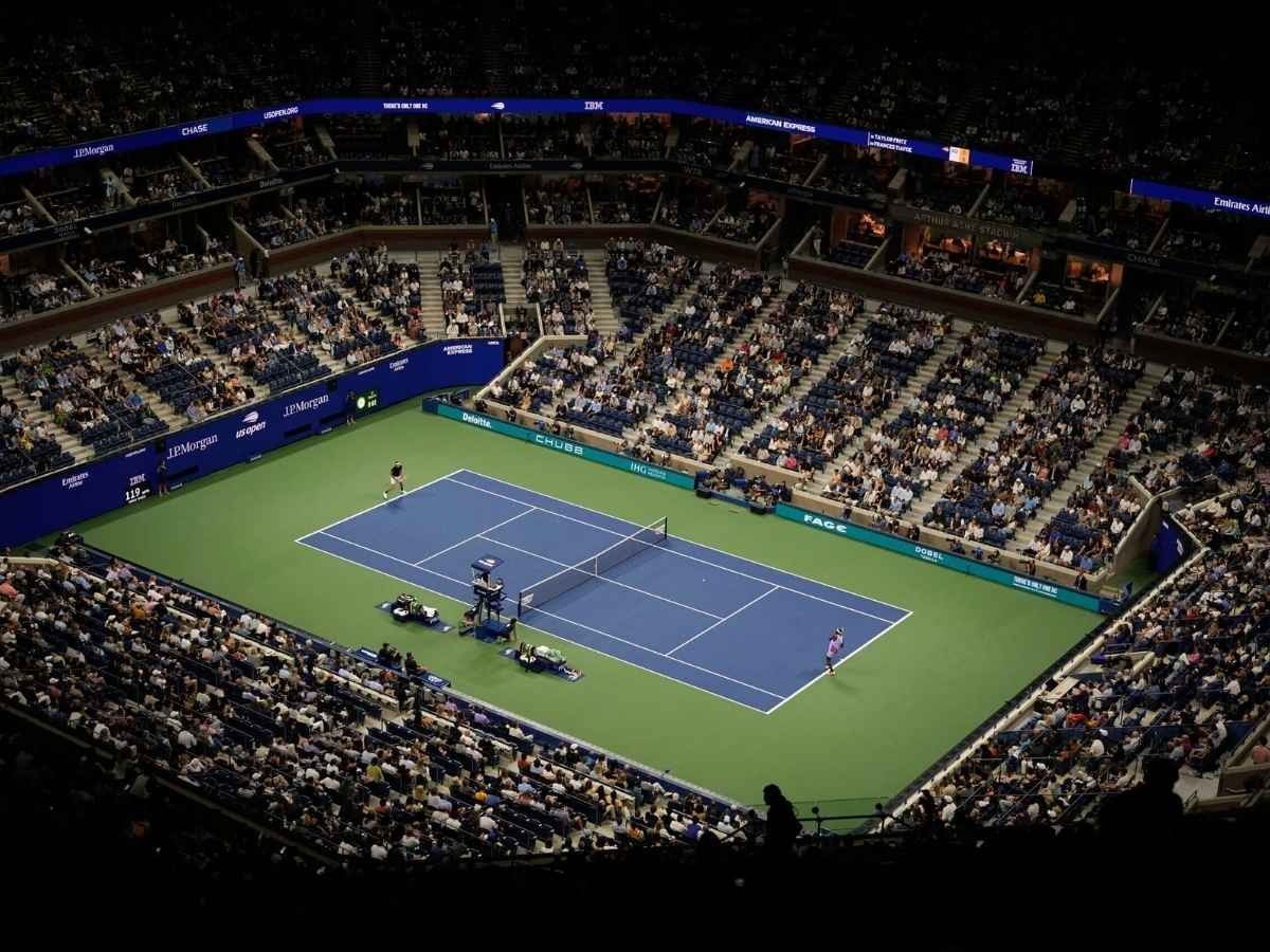 Night Session Tennis Match