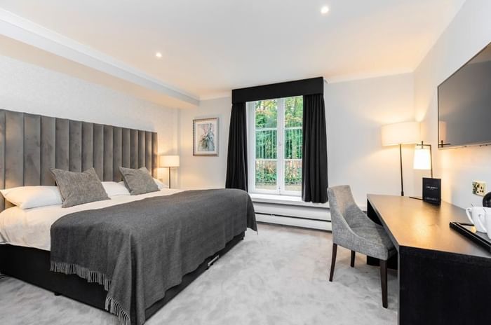 Hotel bedroom at Gorse Hill offering amazing Twixmas breaks in Surrey