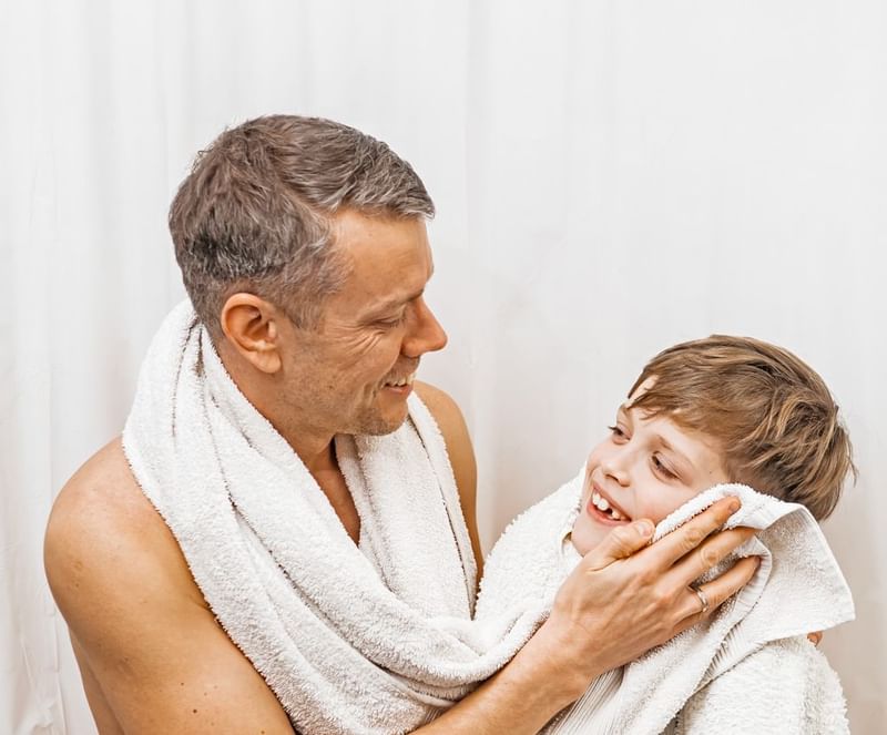 Facisls for Dad at Reflections Spa and Salon