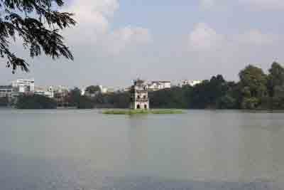 Landscape view of the Hoan Kiem Lake near Sunway Hotel Hanoi