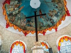 Interior view of Magellan cross near Hop Inn Hotel