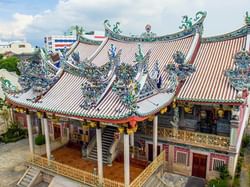 Aerial view of Khoo Kongsi Temple near St. Giles Wembley Hotel 