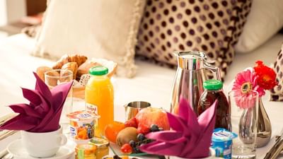 Breakfast at Hôtel du Pasino in Saint-Amand-Les-Eaux, France
