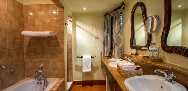 Bathroom in Losimingori Suite at Lake Manyara Serena Lodge