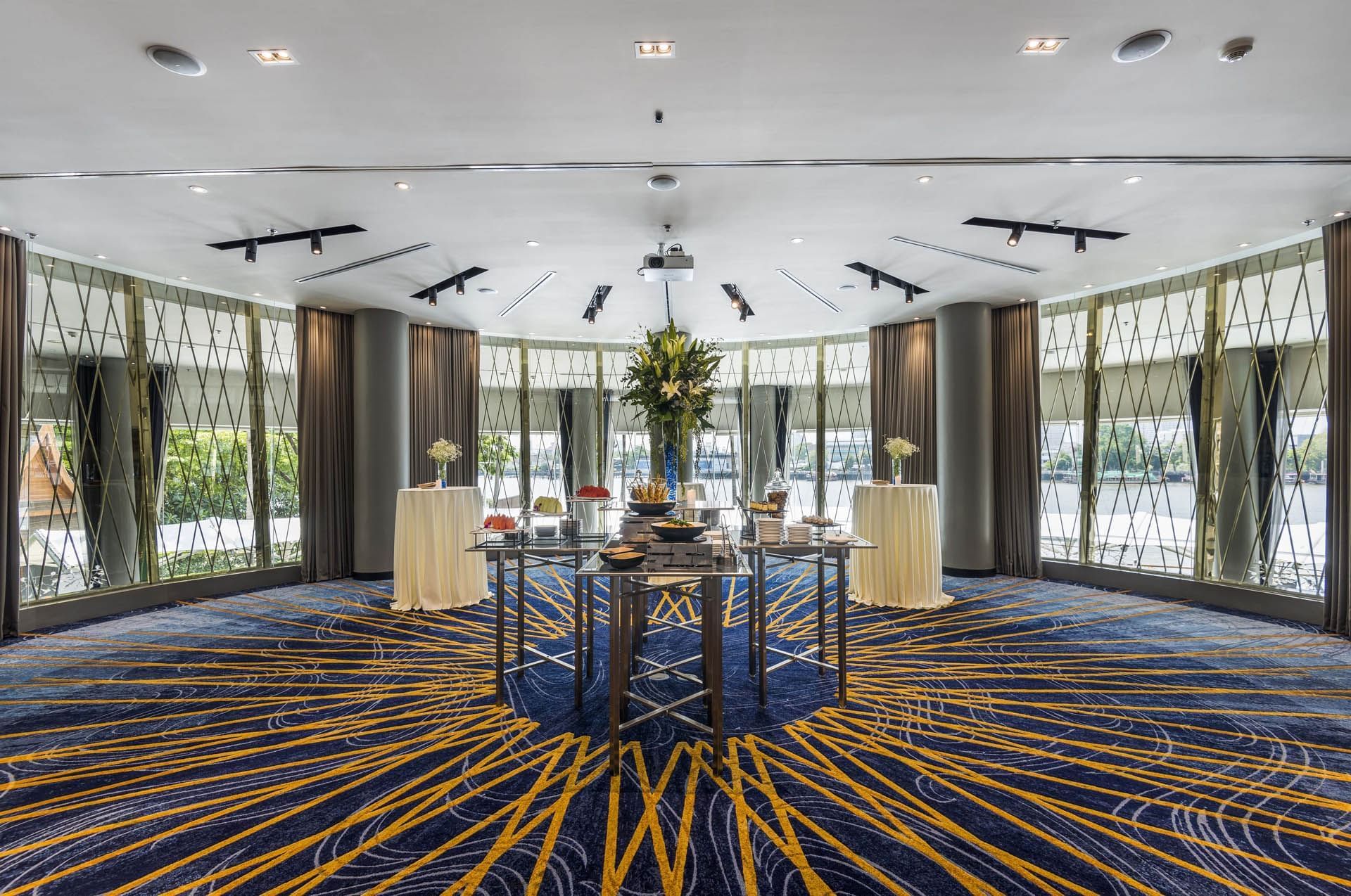 Snacks served in a meeting room at Chatrium Residence Riverside