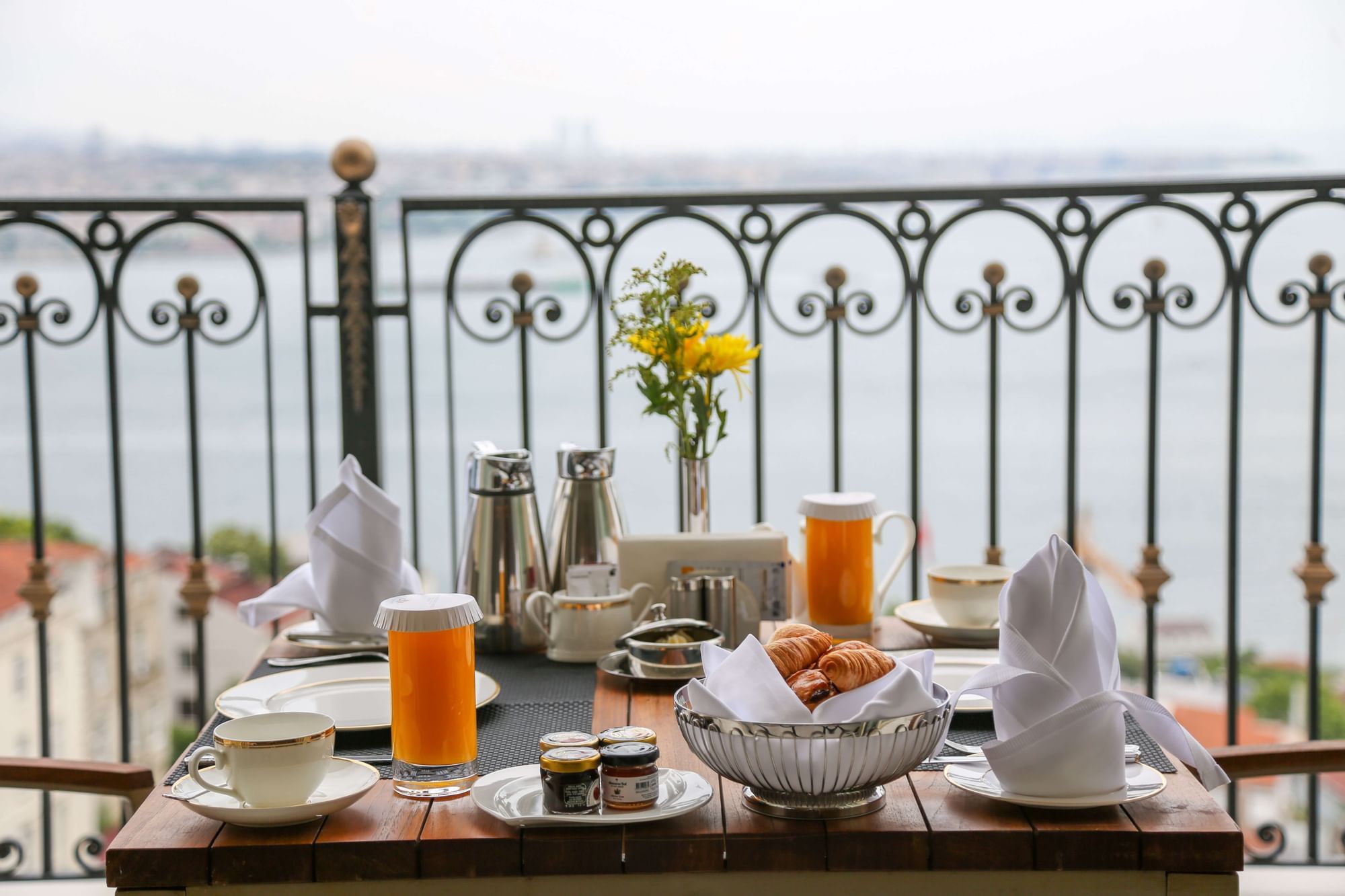 Breakfast served for 2 at CVK Park Bosphorus Hotel