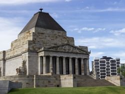 The Shrine of Remembrance near Brady Hotel Jones Lane