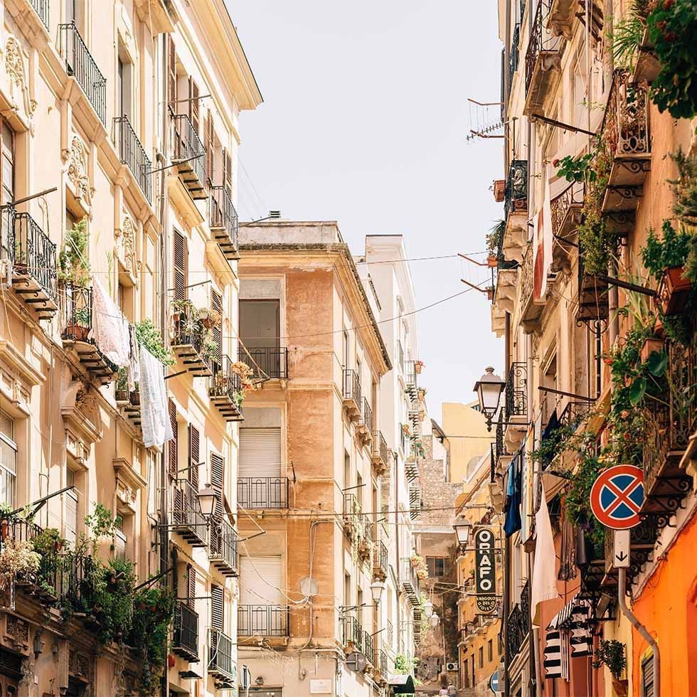 Housing flats in Cagliari city near Falkensteiner Hotels