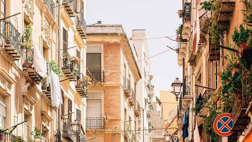 Housing flats in Cagliari city near Falkensteiner Hotels