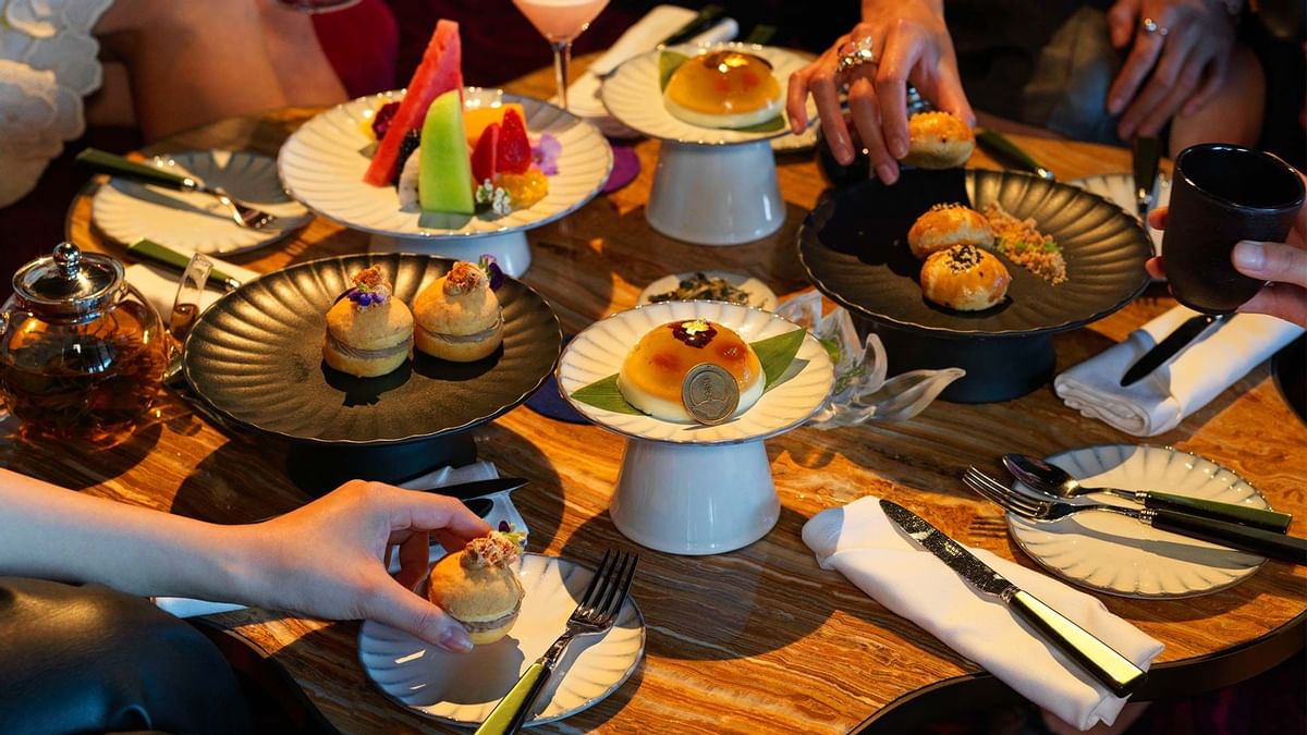Fine Desserts served in Teahouse at Crown Towers Sydney