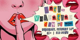 Anti-Valentine’s Day Party poster used at Lake Buena Vista Resort Village & Spa