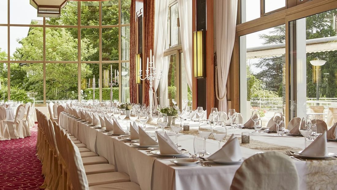 Mise en place salon Léman.