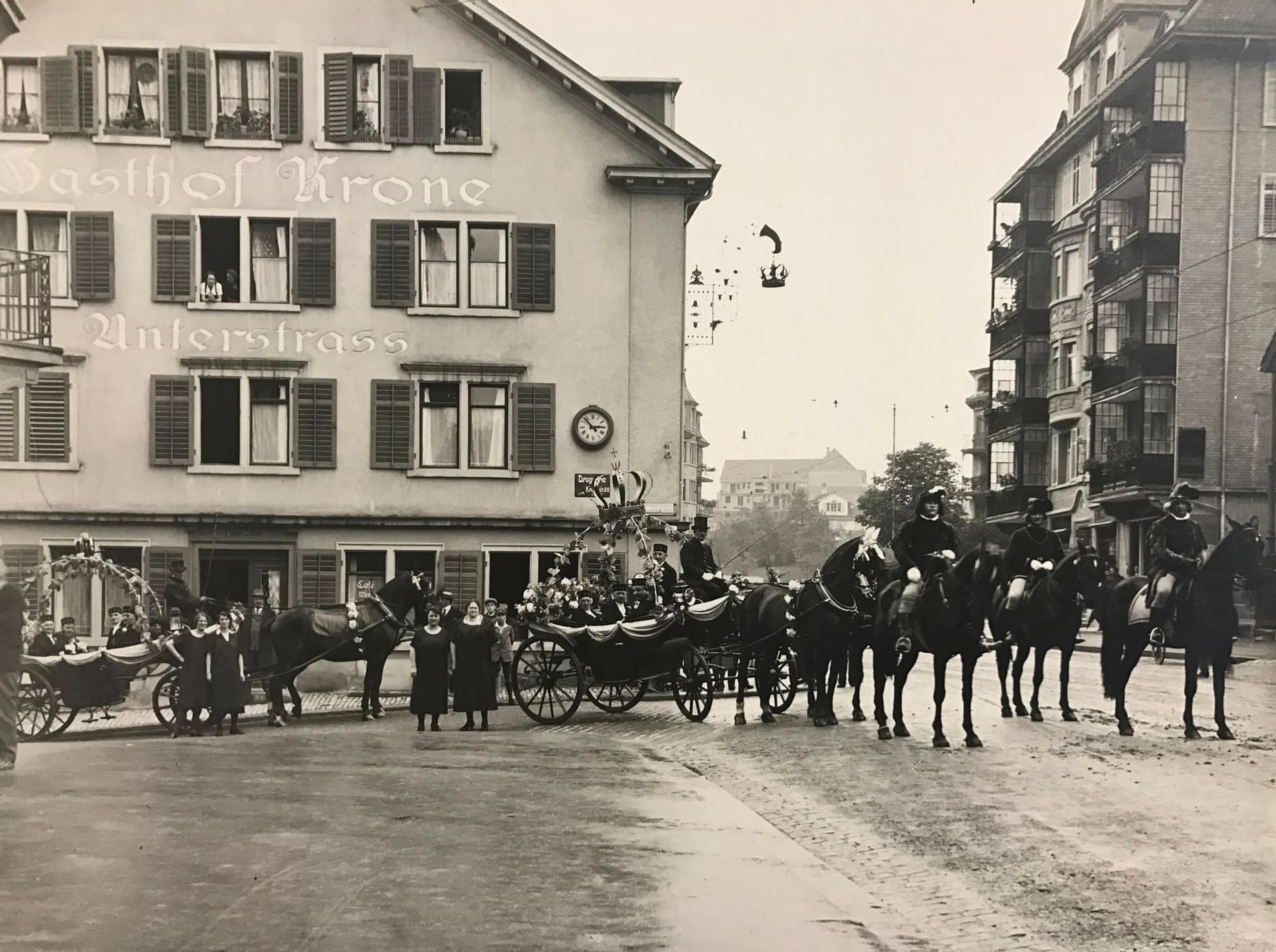 History of Hotel Krone Unterstrass