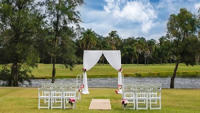 Outdoor Ceremony for weddings at Mercure Gold Coast Resort