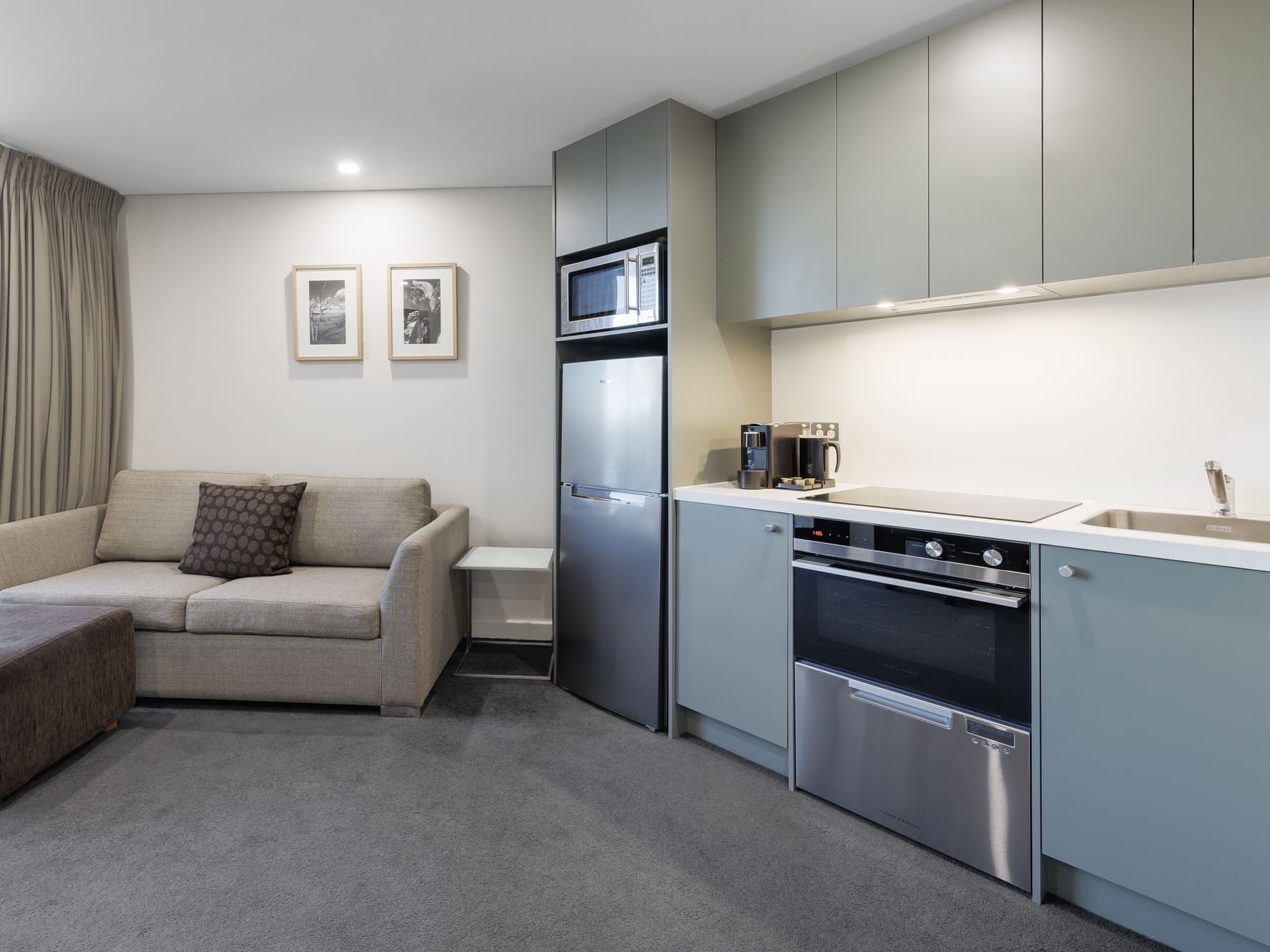 One Bedroom Loft Apartment interior at Amora Hotel Melbourne