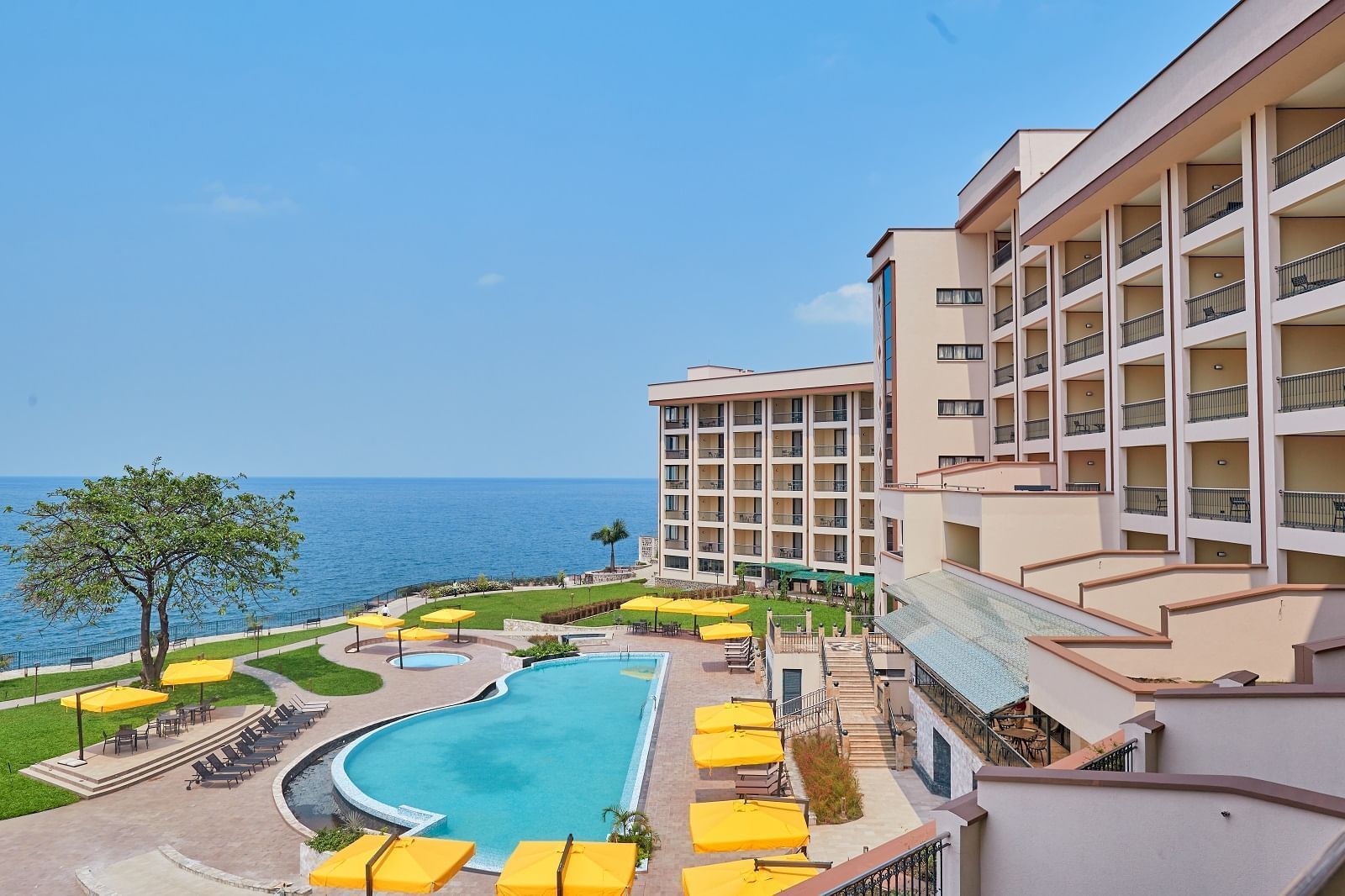Exterior view of the Hotel at Goma Serena Hotel