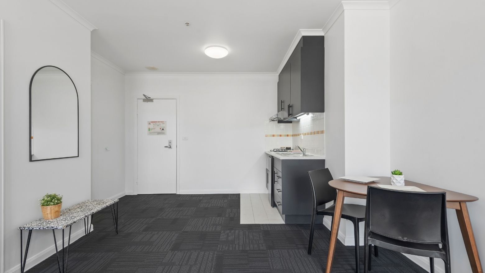 Student Living on Flinders - One Bedroom Living Area 