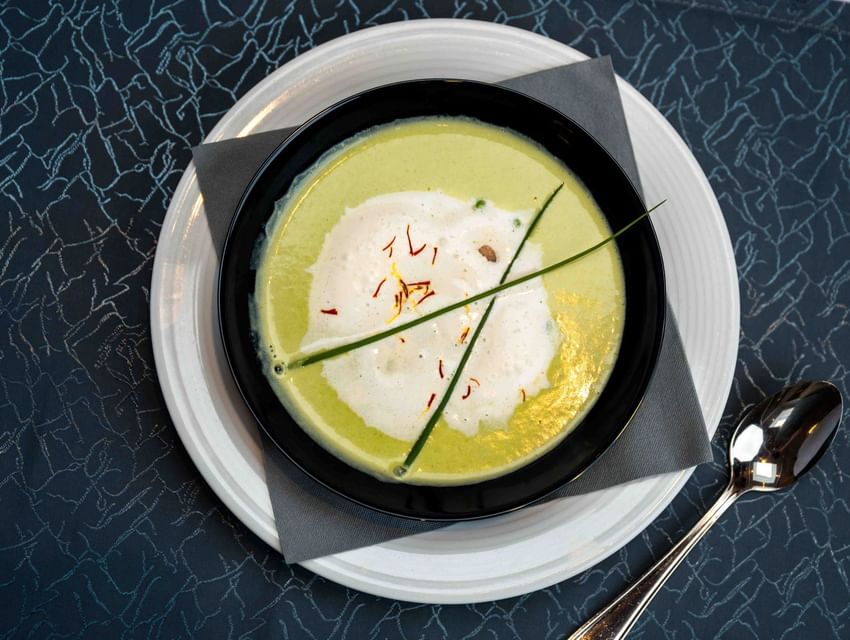 Suppe vom Buffet im Restaurant vom Vitalhotel Gosau